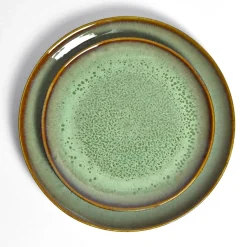 Assiettes Plates|Céladon Paris Grande assiette | Vert rivage