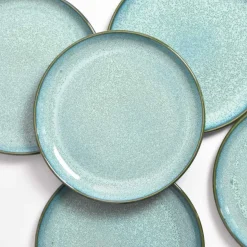 Assiettes Plates|Céladon Paris Grande assiette | Vert turquoise
