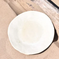 Assiettes Plates|Céladon Paris Grande assiette Onda | Beige sable