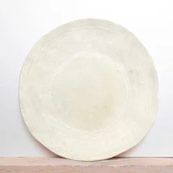 Assiettes Plates|Céladon Paris Grande assiette Onda | Beige sable