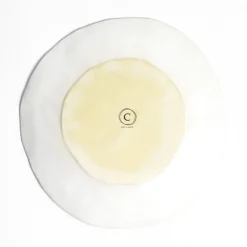 Assiettes Plates|Céladon Paris Grande assiette Onda | Beige sable
