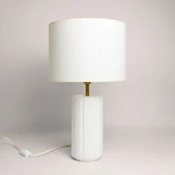 Lifestyle|Céladon Paris Lampe Luzia | Blanc & Coton