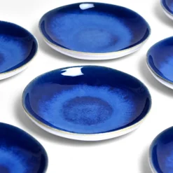 Assiettes Creuses|Céladon Paris Mini assiette | Bleu odyssée