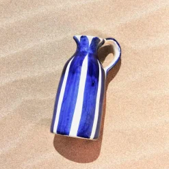 Pichets Et Vases|Céladon Paris Petit pichet | Bleu Linhas