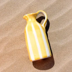 Pichets Et Vases|Céladon Paris Petit pichet | Jaune Linhas