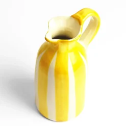 Pichets Et Vases|Céladon Paris Petit pichet | Jaune Linhas
