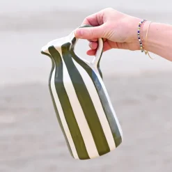 Pichets Et Vases|Céladon Paris Petit pichet | Vert Linhas