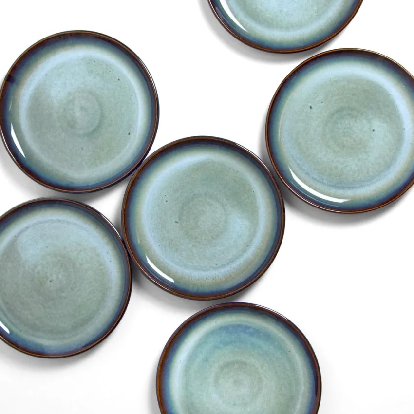 Assiettes Plates|Céladon Paris Petite assiette | Bleu brume