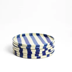 Assiettes Plates|Céladon Paris Petite assiette | Bleu Linhas