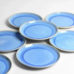 Assiettes Plates|Céladon Paris Petite assiette | Bleu minéral