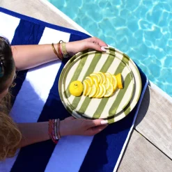 Assiettes Plates|Céladon Paris Petite assiette | Vert Linhas