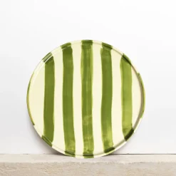 Assiettes Plates|Céladon Paris Petite assiette | Vert Linhas