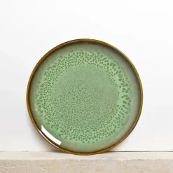 Assiettes Plates|Céladon Paris Petite assiette | Vert rivage