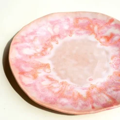 Assiettes Plates|Céladon Paris Petite assiette Onda | Rose anémone