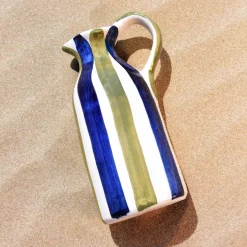Pichets Et Vases|Céladon Paris Pichet | Bleu & Vert Linhas