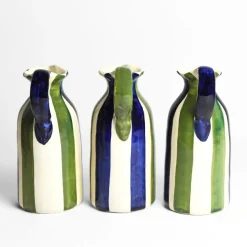 Pichets Et Vases|Céladon Paris Pichet | Bleu & Vert Linhas