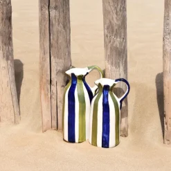 Pichets Et Vases|Céladon Paris Pichet | Bleu & Vert Linhas