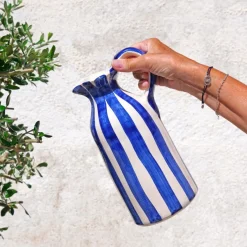 Pichets Et Vases|Céladon Paris Pichet | Bleu Linhas