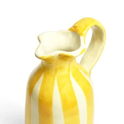 Pichets Et Vases|Céladon Paris Pichet | Jaune Linhas