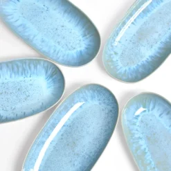 Plats Et Saladiers|Céladon Paris Plat de service L | Bleu água