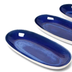 Plats Et Saladiers|Céladon Paris Plat de service L | Bleu odyssée