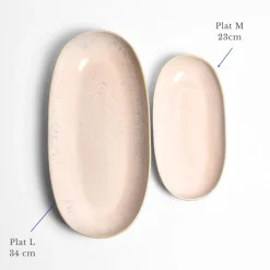 Plats Et Saladiers|Céladon Paris Plat de service L | Rose bohême