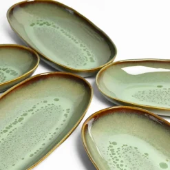 Plats Et Saladiers|Céladon Paris Plat de service L | Vert rivage
