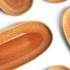 Plats Et Saladiers|Céladon Paris Plat de service M | Terracotta sienna