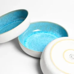 Plats Et Saladiers|Céladon Paris Plat de service rond | Bleu água