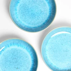 Plats Et Saladiers|Céladon Paris Plat de service rond | Bleu água