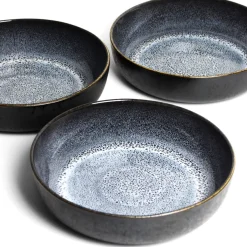 Plats Et Saladiers|Céladon Paris Plat de service rond | Noir écume