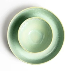 Plats Et Saladiers|Céladon Paris Plat de service rond | Vert audacieux