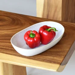 Plats Et Saladiers|Céladon Paris Plat de service XL | Blanc audacieux