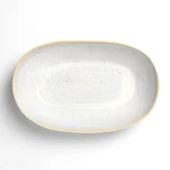 Plats Et Saladiers|Céladon Paris Plat de service XL | Blanc audacieux