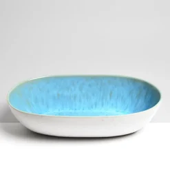 Plats Et Saladiers|Céladon Paris Plat de service XL | Bleu água