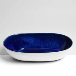 Plats Et Saladiers|Céladon Paris Plat de service XL | Bleu odyssée