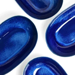 Plats Et Saladiers|Céladon Paris Plat de service XL | Bleu odyssée