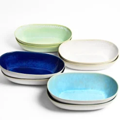 Plats Et Saladiers|Céladon Paris Plat de service XL | Bleu odyssée