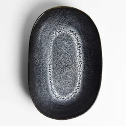 Plats Et Saladiers|Céladon Paris Plat de service XL | Noir écume