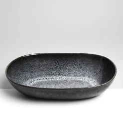 Plats Et Saladiers|Céladon Paris Plat de service XL | Noir écume