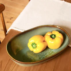 Plats Et Saladiers|Céladon Paris Plat de service XL | Vert rivage