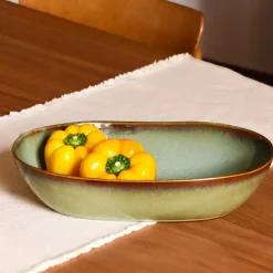 Plats Et Saladiers|Céladon Paris Plat de service XL | Vert rivage