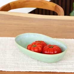 Plats Et Saladiers|Céladon Paris Plat de service XL | Vert audacieux