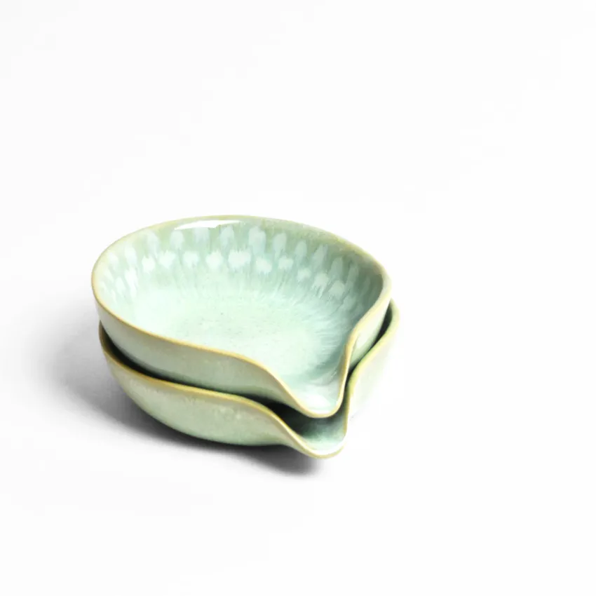 Reposes Cuillères|Céladon Paris Repose cuillère | Vert audacieux