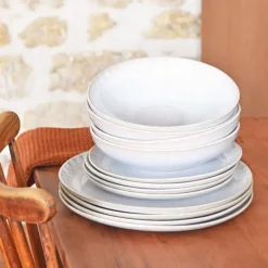 Service À Prix Doux|Céladon Paris Service pour 4 | Blanc audacieux