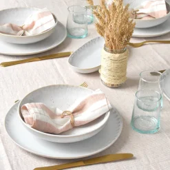 Service À Prix Doux|Céladon Paris Service pour 4 | Blanc audacieux