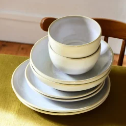 Service À Prix Doux|Céladon Paris Service pour 2 | Blanc nacré