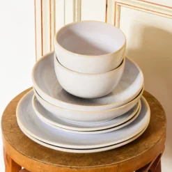 Service À Prix Doux|Céladon Paris Service pour 2 | Blanc nacré