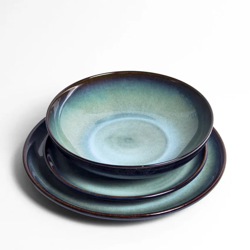 Service À Prix Doux|Céladon Paris Service pour 4 | Bleu brume