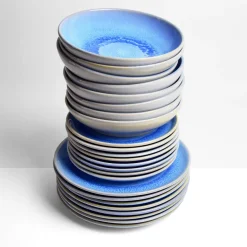 Service À Prix Doux|Céladon Paris Service pour 8 | Bleu minéral